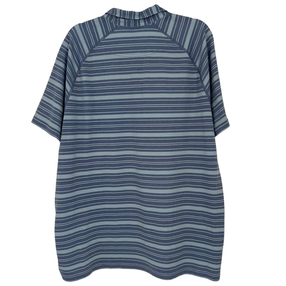 Rhone Striped Short Sleeve Polo Size XXL - Picture 2 of 10